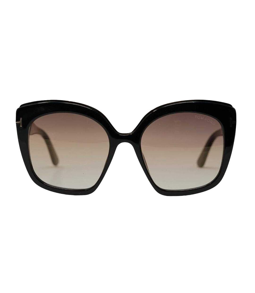 Lunettes De Soleil Motif/style Miroir Chantalle Femme Taille Unique Noir Marron Tom Ford-1