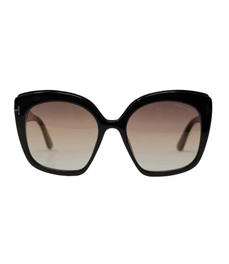 Lunettes De Soleil Motif/style Miroir Chantalle Femme Taille Unique Noir Marron Tom Ford