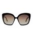 Lunettes De Soleil Motif/style Miroir Chantalle Femme Taille Unique Noir Marron Tom Ford-1