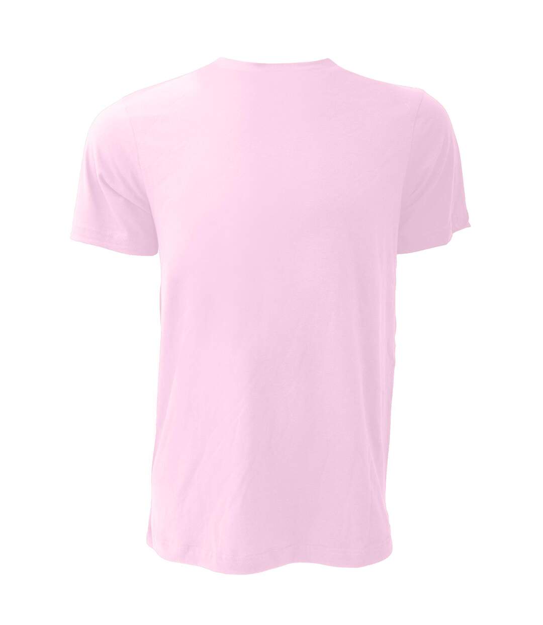 Canvas T-shirt Jersey Hommes Rose Clair Bella + Canvas-3