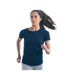 Womens/ladies cool recycled t-shirt navy Awdis