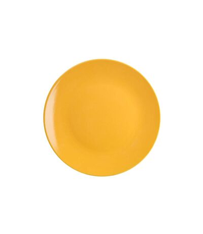 Lot de 6 Assiettes Plates Colorama 26cm Jaune