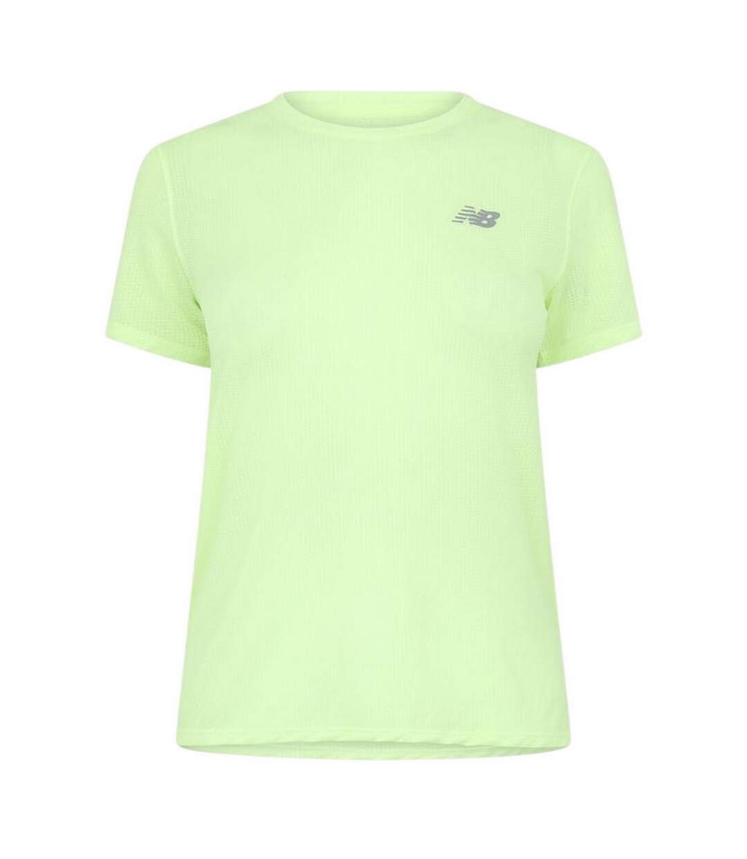 Womens/ladies Logo Short-sleeved Athletic T-shirt Green New Balance-2