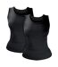 2 Pack Ladies Thermal Sleeveless Top for Winter-1