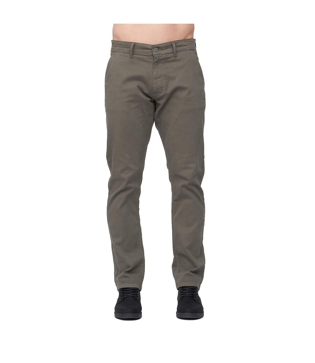 Chino Moretor Homme Vert Sombre Duck And Cover-2