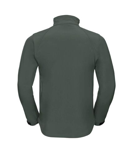 Jerzees Colors Mens Water Resistant & Windproof Softshell Jacket (Bottle Green) - UTBC562