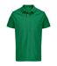 Unisex adult pacific pique twin needle stitch polo shirt kelly green SOLS-1