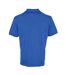 Mens coolchecker pique polo shirt royal blue Premier-2