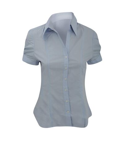 Brook Taverner Ladies/Womens Paduli Short Sleeve Blouse (Blue) - UTRW296