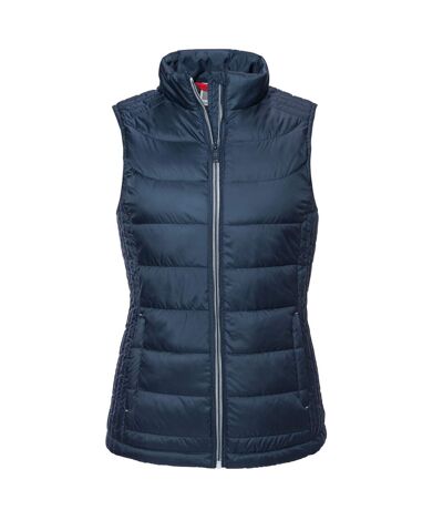Womens/ladies Nano Padded Body Warmer French Navy Russell