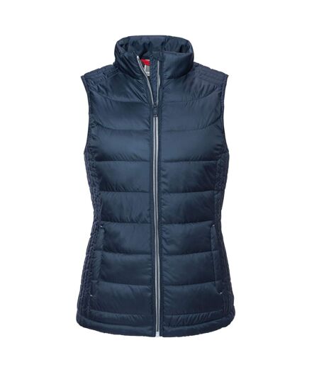 Womens/ladies Nano Padded Body Warmer French Navy Russell