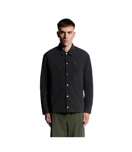 Surchemise Décontractée Manches Longues Homme Noir Lyle & Scott