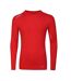 Haut Thermique Manches Longues Motif/style Central Homme Rouge Sondico-1