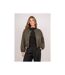 Blouson bomber suédine taille élastiquée USHA - Dona X Lisa-1