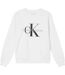 Sweat Manches Longues Motif/style Logo Femme Blanc Vif Calvin Klein-1
