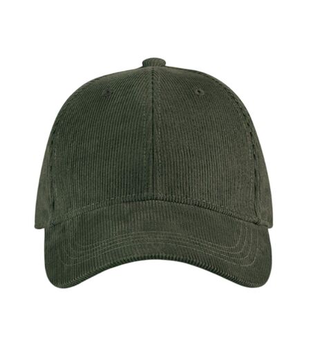 Casquette De Baseball Earthaware Adulte Vert Kaki Foncé Beechfield