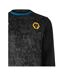 Maillot De Foot Entraînement Motif/style Loups Homme Noir Noir Castore-3