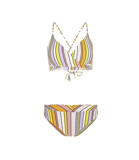 Maillot de bain mauve/jaune femme o'neill baay