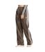 Pantalon fluide/toile marron femme adidas firebird-1