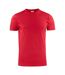 Mens Heavier Pro T-shirt Red Printer-1