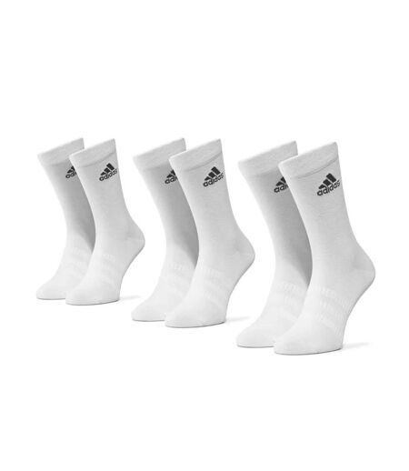 Chaussettes Blanches Homme Adidas Light Crew - 22/24