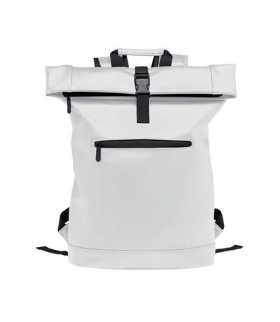 Bai roll roll top pu laptop backpack one size white MidOcean