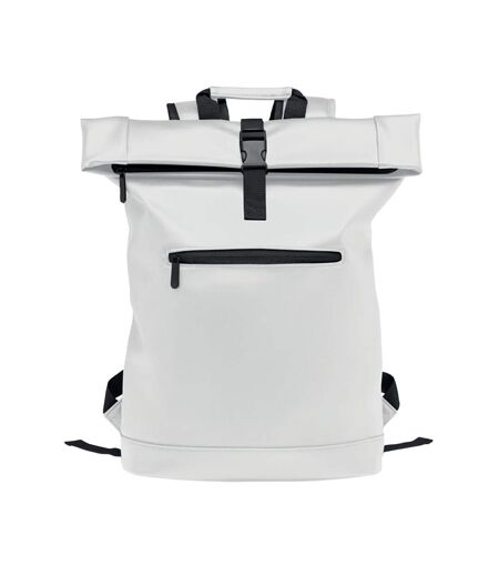 Bai roll roll top pu laptop backpack one size white MidOcean