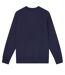 Womens/ladies Stacked Logo Sweatshirt Navy Blue Casablanca-2