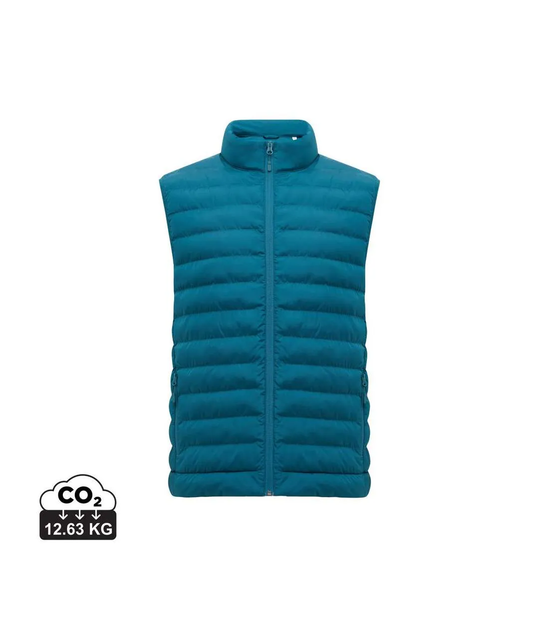 Mens Meru Recycled Polyester Body Warmer Dark Teal Iqoniq-1