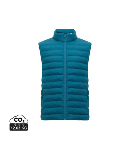 Mens Meru Recycled Polyester Body Warmer Dark Teal Iqoniq
