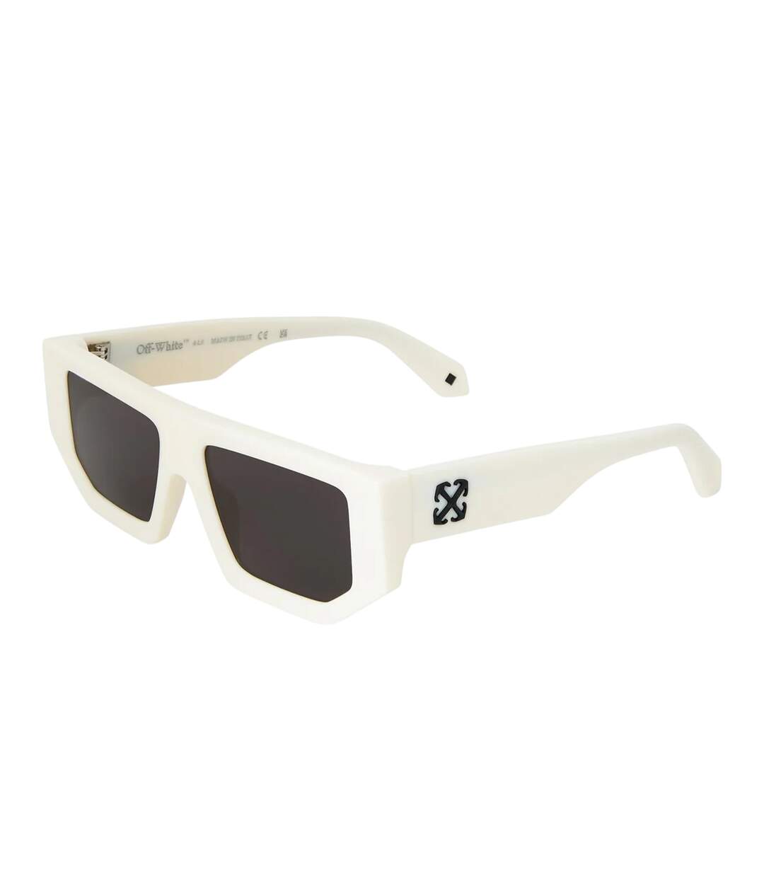 Womens/ladies Vancouver Rectangular Sunglasses One Size  Off White-2