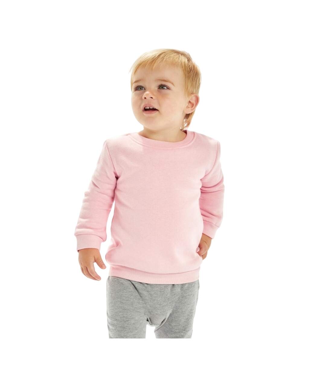 Sweat essential bébé rose clair Babybugz-2