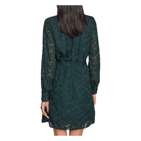 Robe Verte Foncé Femme Vila Flema - 36