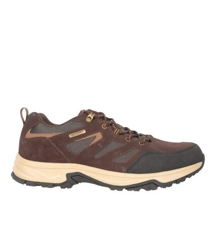 Mountain Warehouse Mens Thunder Suede Waterproof Walking Shoes (Brown) - UTMW2871