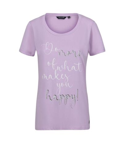 Regatta - T-shirt FILANDRA - Femme (Lilas pastel) - UTRG8909