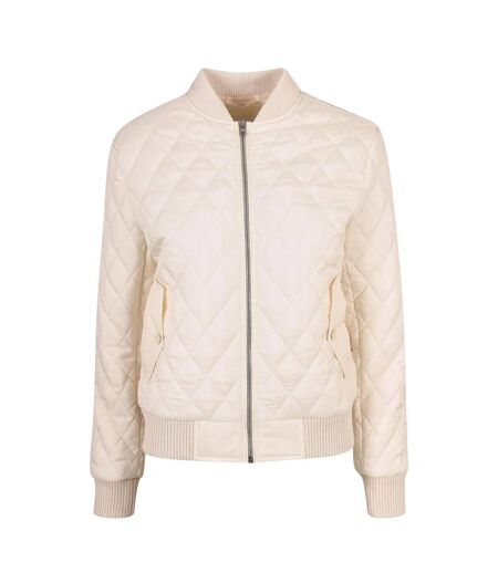 Doudoune Motif/style Losange Femme Sable Blanc Urban Classics