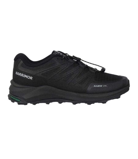 Womens/ladies Sabre 4 Running Trainers Black Karrimor