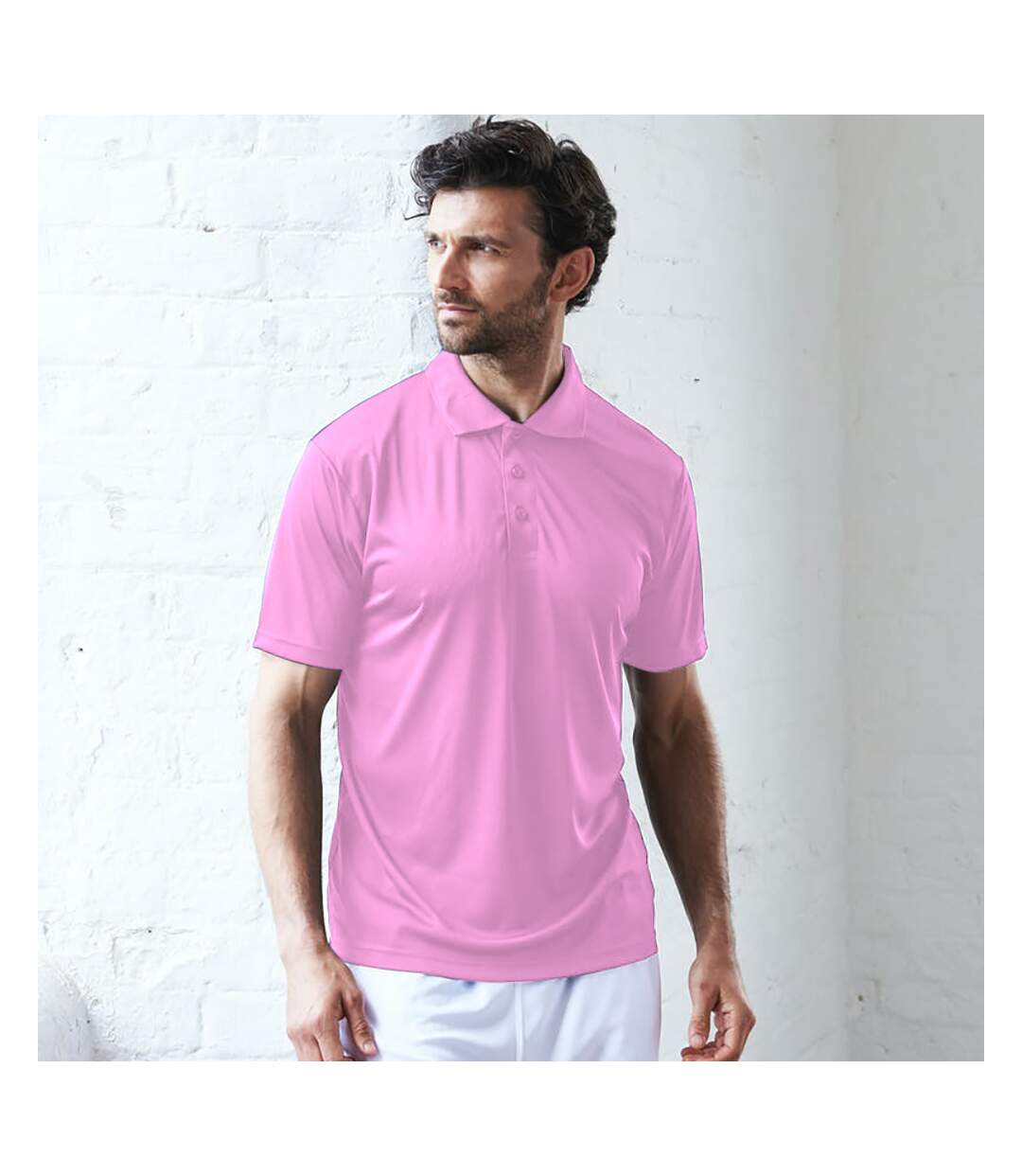 AWDis Just Cool - Polo - Homme (Rose) - UTPC2632