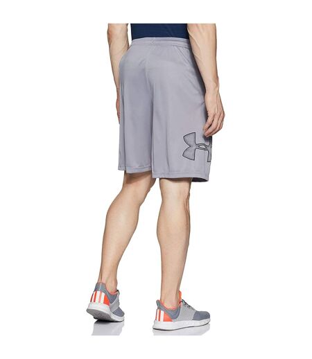 Mens Tech Shorts Steel Grey Black Under Armour