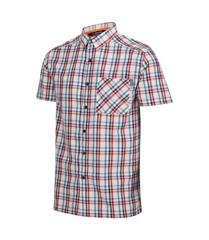 Chemise mindano homme rouge danger / bleu Regatta