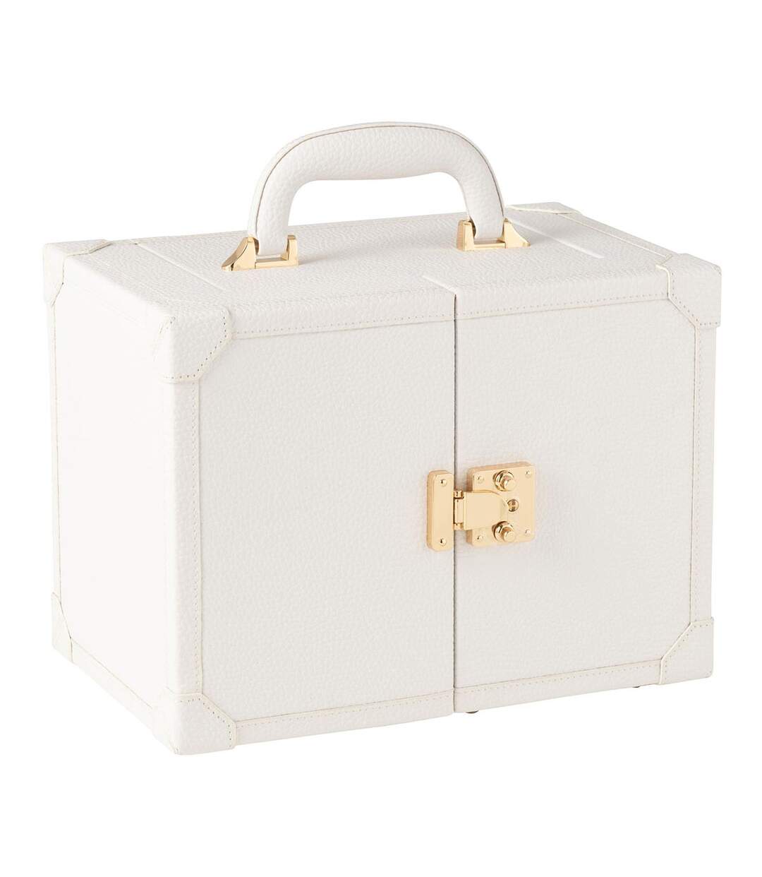 Coffret Boîte à Bijoux Ericka 29cm Blanc-1