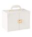 Coffret Boîte à Bijoux Ericka 29cm Blanc-1