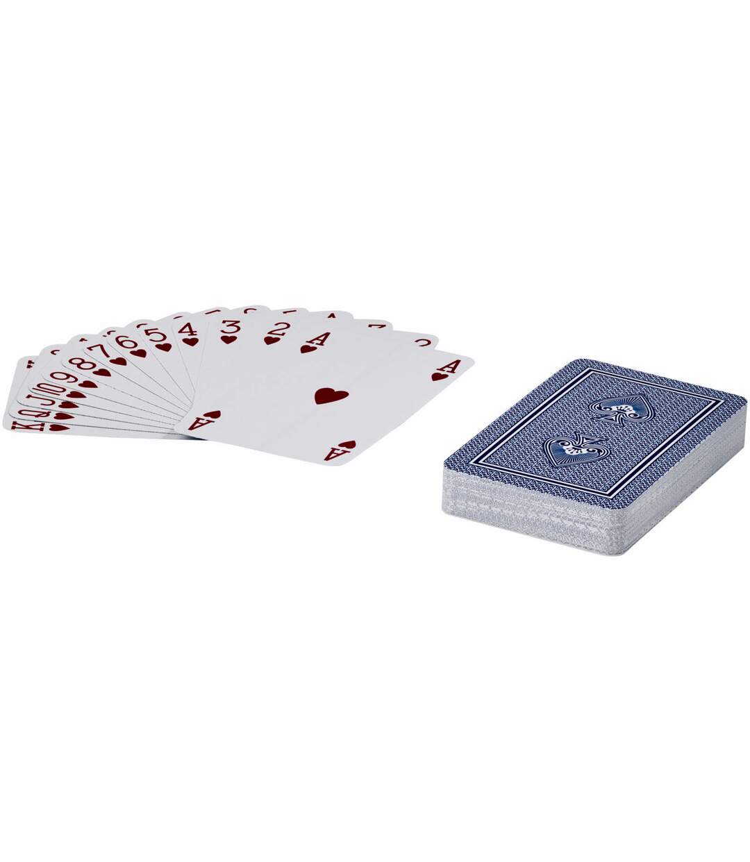 Ensemble jeu de cartes taille unique blanc Generic