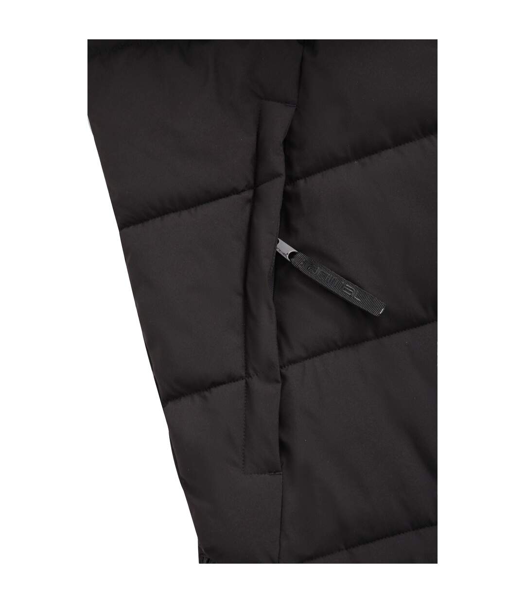 Womens/ladies comfort cloud coat jet black Animal