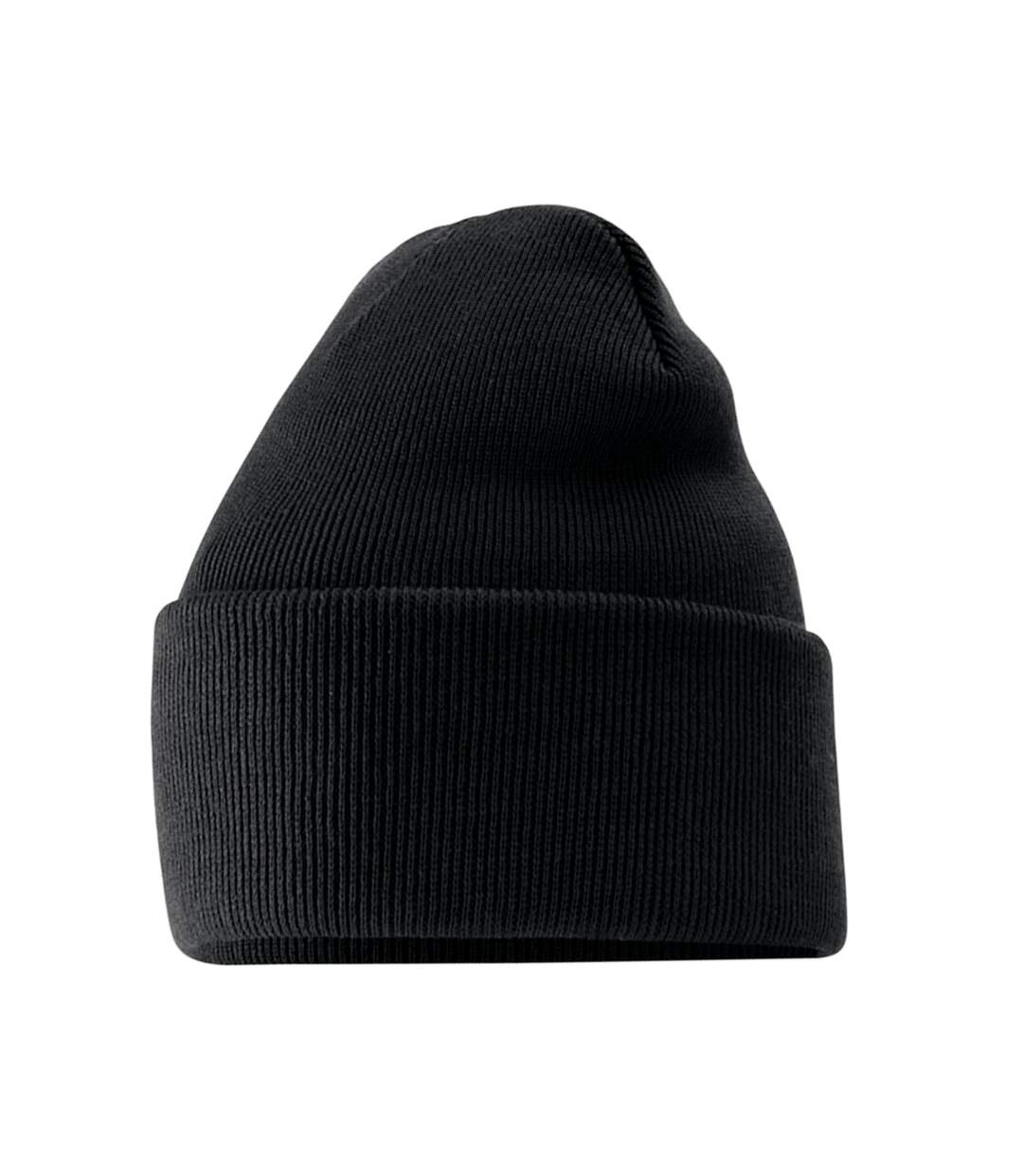 Bonnet À Revers Original Adulte Noir Beechfield-1