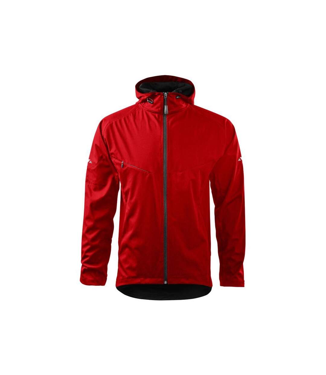 Veste Softshell Motif Détail Contrasté Homme Rouge Malfini-1