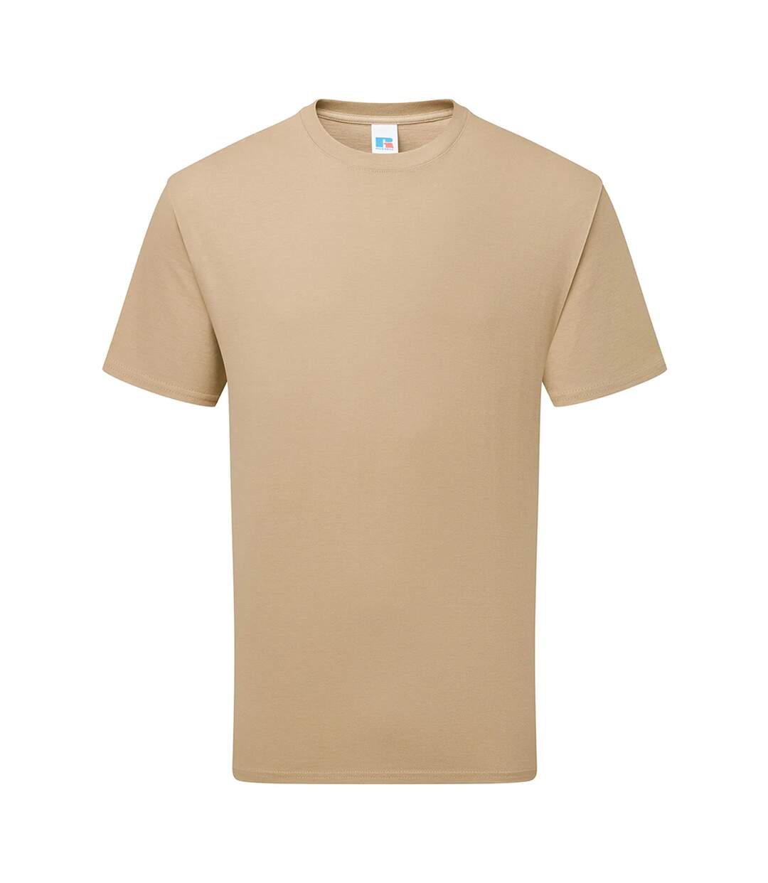 T-shirt Classic Homme Brun Clair Russell-1