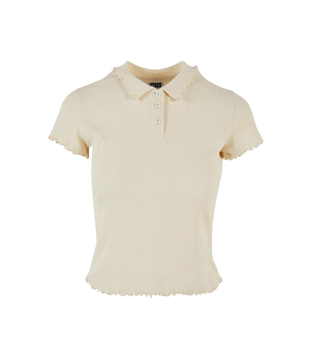 Polo Femme Sable Blanc Urban Classics-1