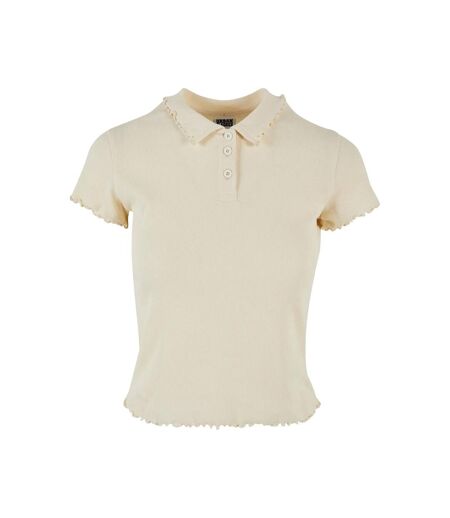 Polo Femme Sable Blanc Urban Classics