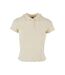 Polo Femme Sable Blanc Urban Classics-1